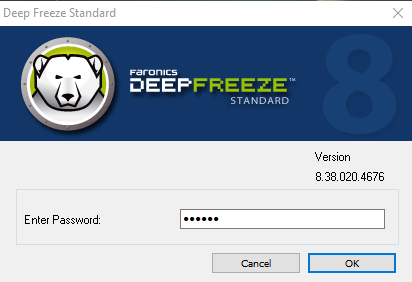 Deep Freeze for Windows 10 Screenshot 2