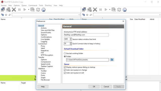 FlashFXP for Windows 11, 10 Screenshot 2