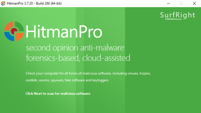 HitmanPro for Windows 11, 10 Screenshot 1