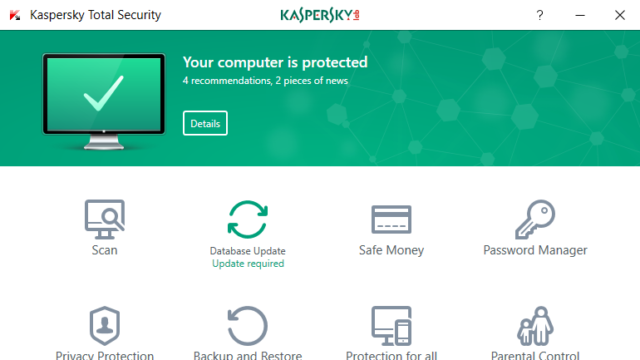 Kaspersky Total Security for Windows 11, 10 Screenshot 1