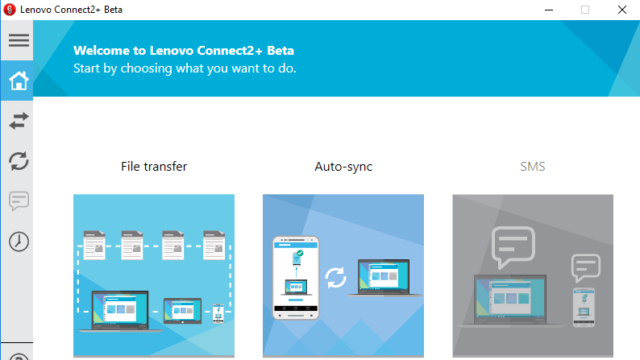 Lenovo Connect2+ for Windows 10 Screenshot 1