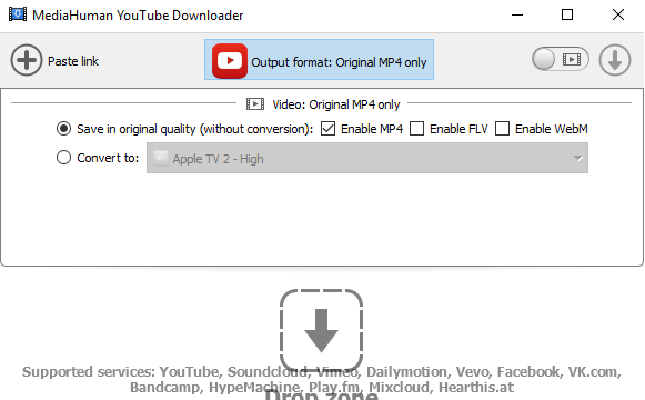 MediaHuman YouTube Downloader for Windows 10 Screenshot 1