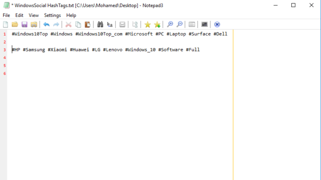 Notepad3 for Windows 11, 10 Screenshot 1