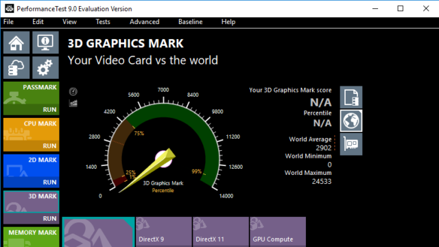 PassMark PerformanceTest for Windows 11, 10 Screenshot 3