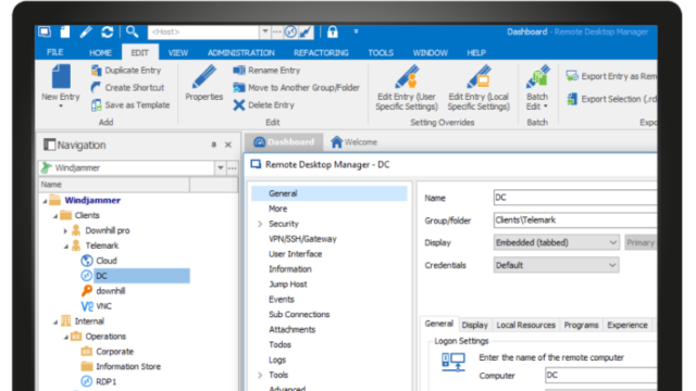 Remote Desktop Manager for Windows 10 Screenshot 2