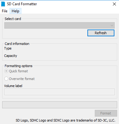 sd formatter free download for pc