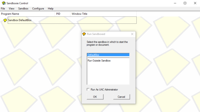 Sandboxie for Windows 11, 10 Screenshot 2