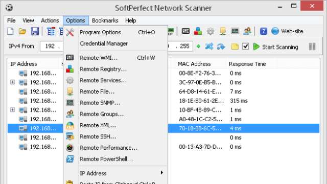SoftPerfect Network Scanner for Windows 11, 10 Screenshot 2