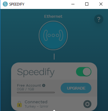 Speedify for Windows 10 Screenshot 1