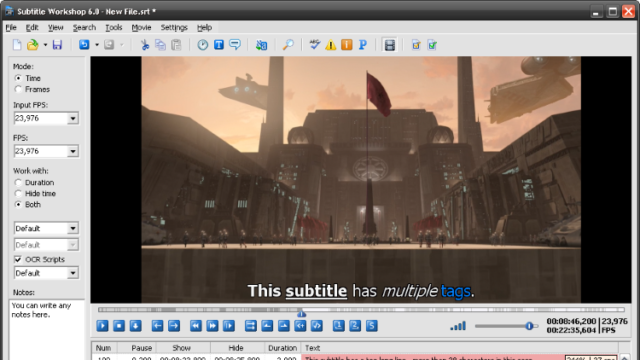 Subtitle Workshop for Windows 10 Screenshot 1