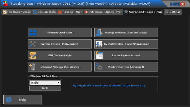 Tweaking.com – Windows Repair for Windows 11, 10 Screenshot 2