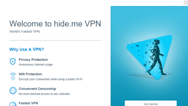 hide.me VPN for Windows 11, 10 Screenshot 1
