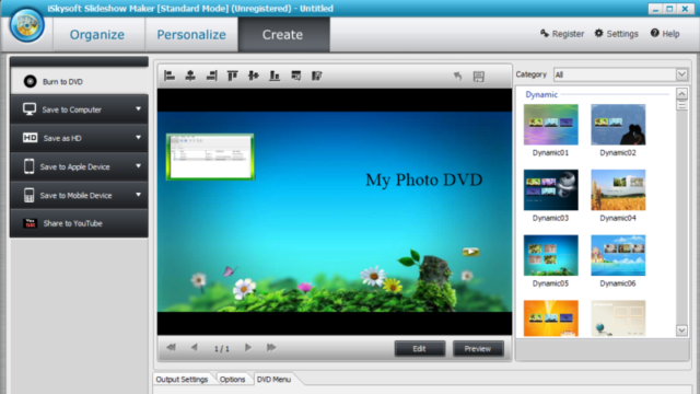 iSkysoft Slideshow Maker for Windows 11, 10 Screenshot 2