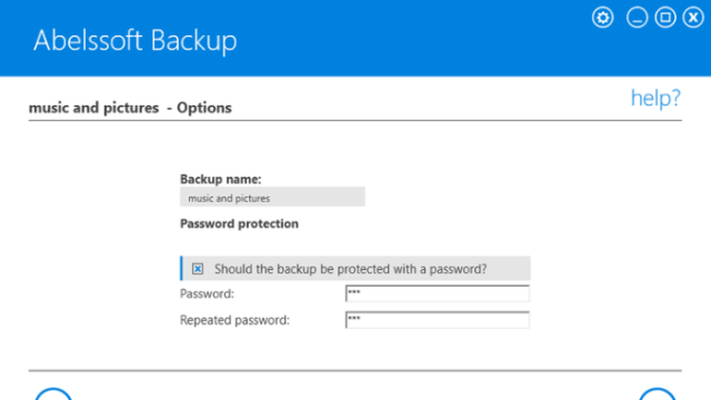 Abelssoft Backup for Windows 10 Screenshot 3