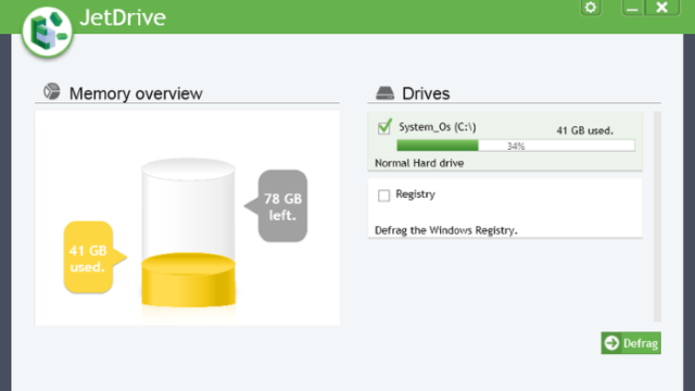 Abelssoft JetDrive for Windows 10 Screenshot 1