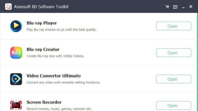 Aiseesoft BD Software Toolkit for Windows 11, 10 Screenshot 1