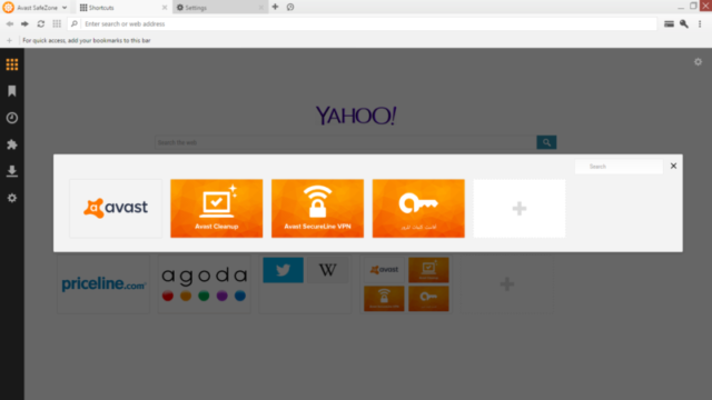 Avast Secure Browser for Windows 10 Screenshot 2