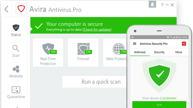 Avira Antivirus Pro for Windows 10 Screenshot 2