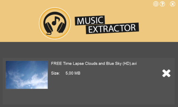 MusicExtractor for Windows 10 Screenshot 2