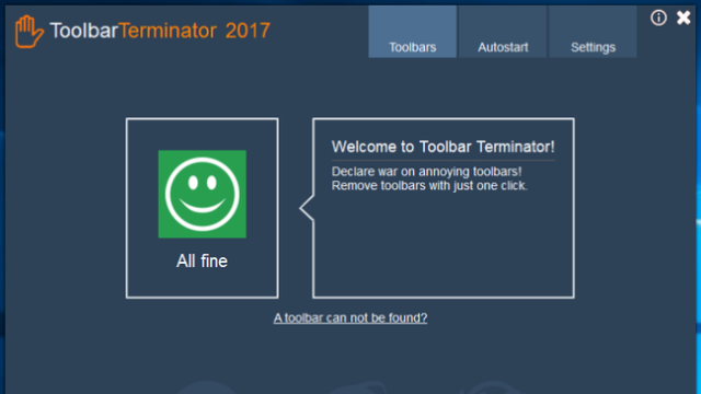 ToolbarTerminator for Windows 10 Screenshot 1