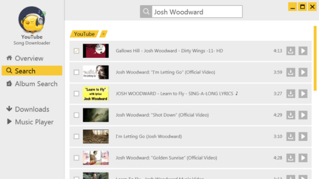 YouTube Song Downloader for Windows 10 Screenshot 2