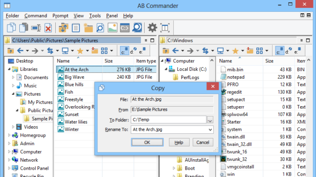 AB Commander for Windows 11, 10 Screenshot 1