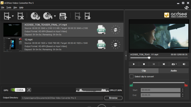 ACDSee Video Converter for Windows 11, 10 Screenshot 2