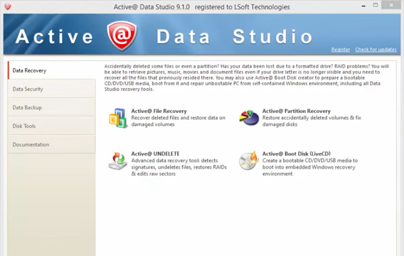 Active@ Data Studio for Windows 10 Screenshot 1