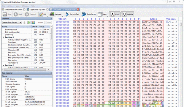 Active@ Disk Editor for Windows 11, 10 Screenshot 1