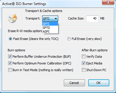 Active@ ISO Burner for Windows 11, 10 Screenshot 1