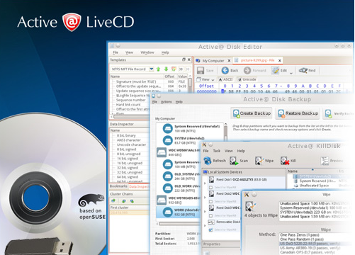 Active@ LiveCD (Boot Disk) for Windows 11, 10 Screenshot 1
