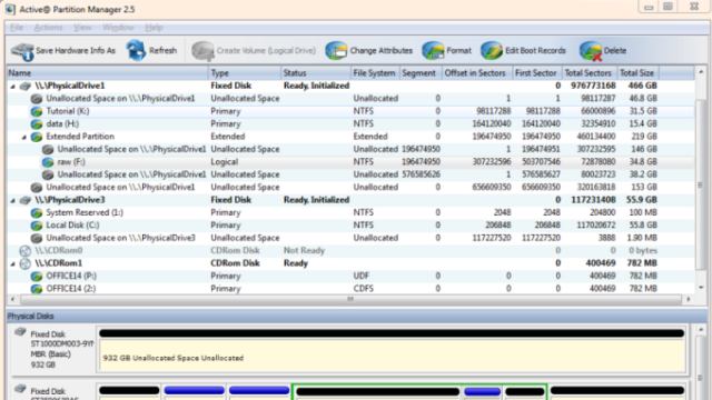 Active@ Partition Manager for Windows 11, 10 Screenshot 2