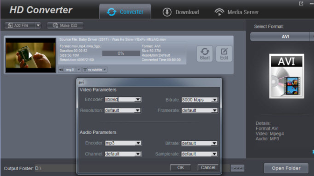 Dimo HD Video Converter for Windows 11, 10 Screenshot 1