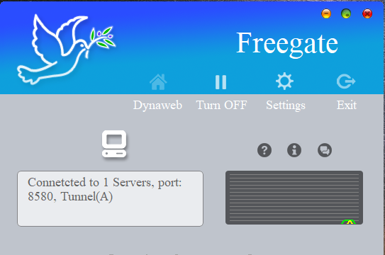 Freegate for Windows 11, 10 Screenshot 1