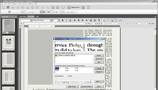 OmniPage for Windows 11, 10 Screenshot 2