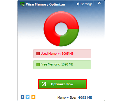 Wise Memory Optimizer for Windows 11, 10 Screenshot 3
