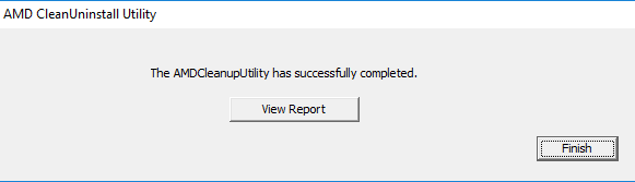 AMD Clean Uninstall Utility for Windows 11, 10 Screenshot 1
