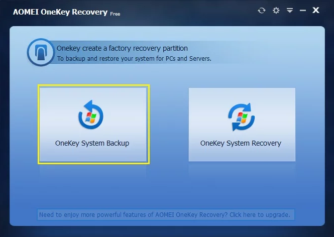 AOMEI OneKey Recovery Review