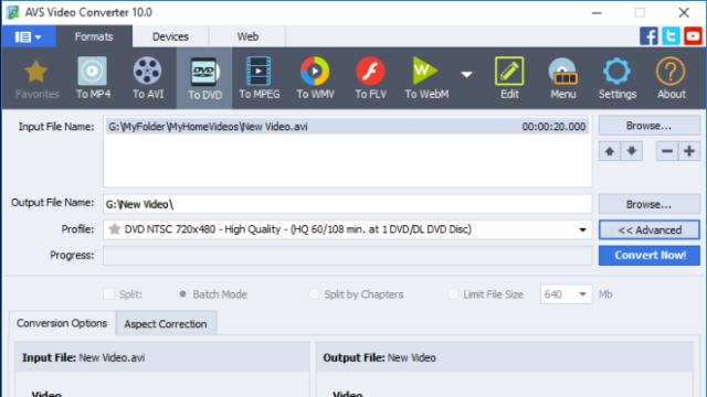 AVS Video Converter for Windows 10 Screenshot 2