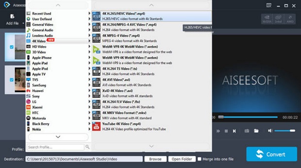 Aiseesoft 4K Converter for Windows 11, 10 Screenshot 3