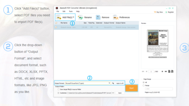Aiseesoft PDF Converter Ultimate for Windows 11, 10 Screenshot 1