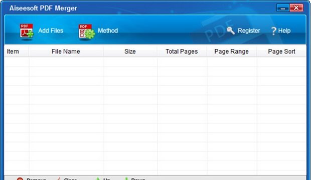 Aiseesoft PDF Merger for Windows 11, 10 Screenshot 1
