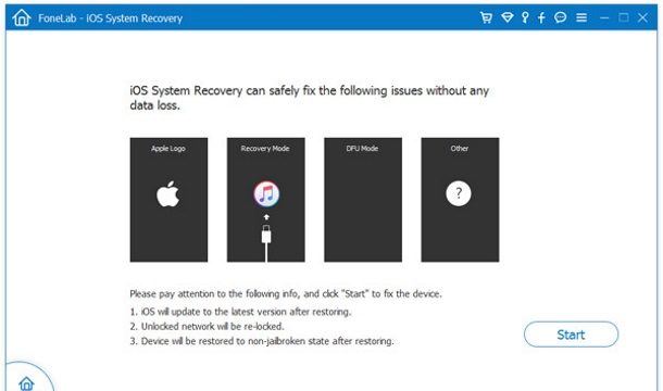 Aiseesoft iOS System Recovery for Windows 11, 10 Screenshot 1