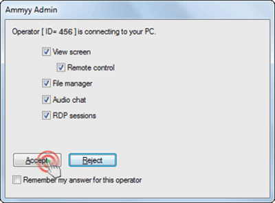 Ammyy Admin for Windows 11, 10 Screenshot 3