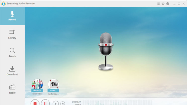 Apowersoft Streaming Audio Recorder for Windows 11, 10 Screenshot 1