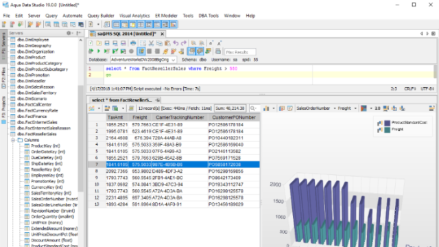 Aqua Data Studio for Windows 10 Screenshot 1