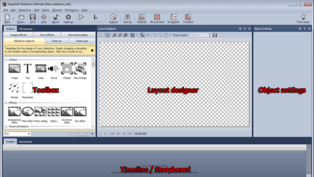 AquaSoft SlideShow for Windows 11, 10 Screenshot 2