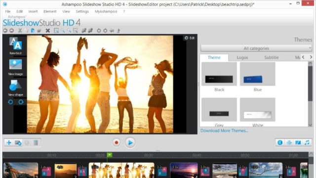 Ashampoo Slideshow Studio HD for Windows 11, 10 Screenshot 1