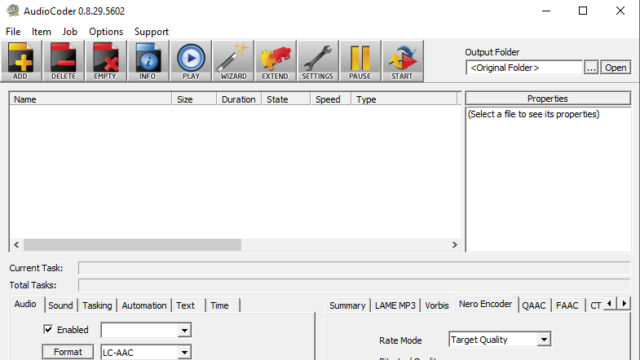 AudioCoder for Windows 11, 10 Screenshot 1