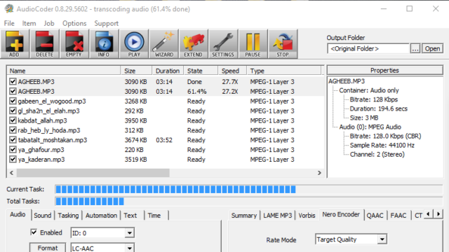 AudioCoder for Windows 11, 10 Screenshot 2